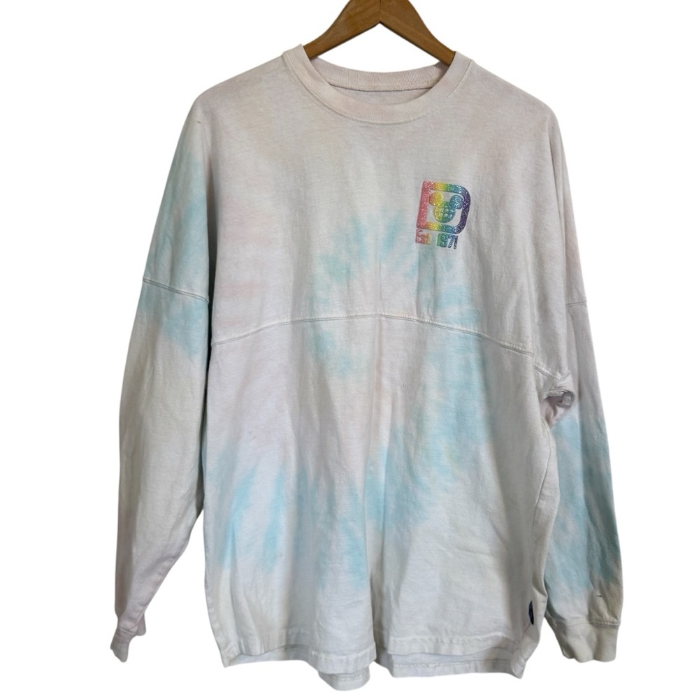 Disney Parks Spirit Jersey Disney World Tie Dye Cotton Candy shirt Large